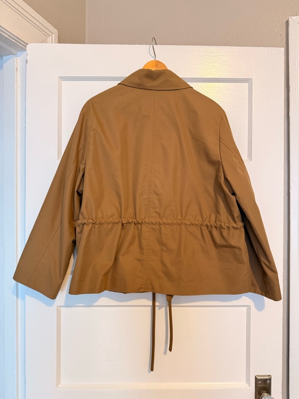 Zara Belted Parka- tan - Picture 3 of 4
